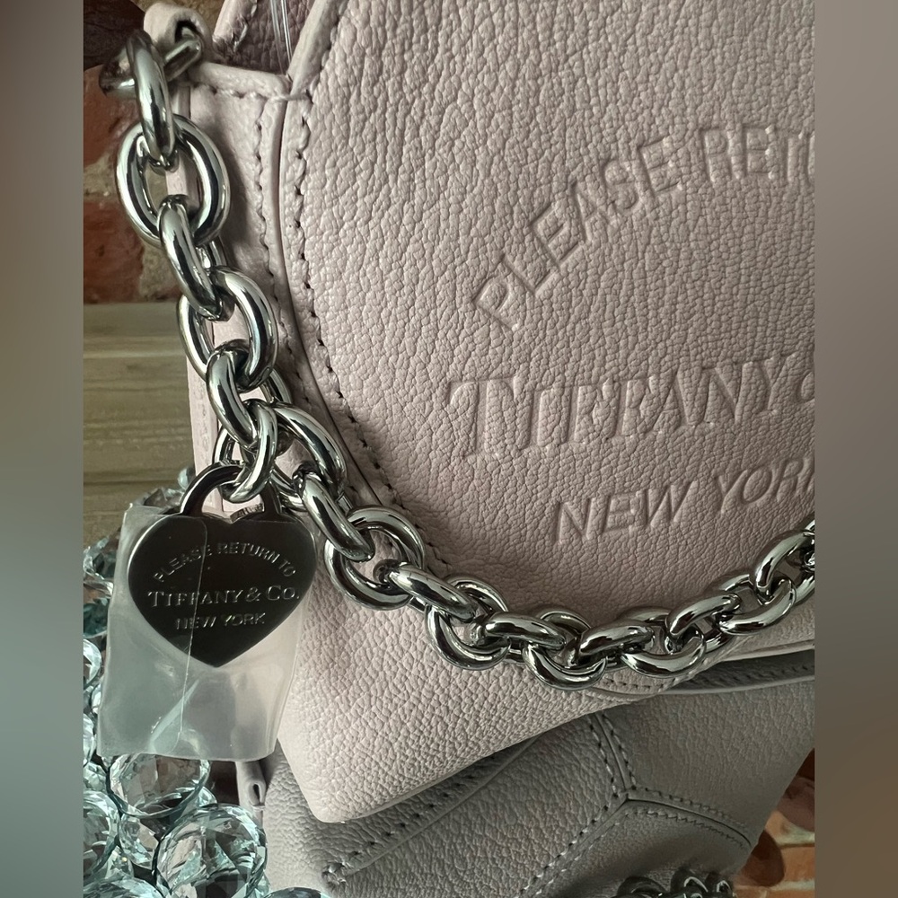 NWOT Tiffany & Co. Return to Tiffany Mini Tote Bag in Dusty Pink - Picture 13 of 17